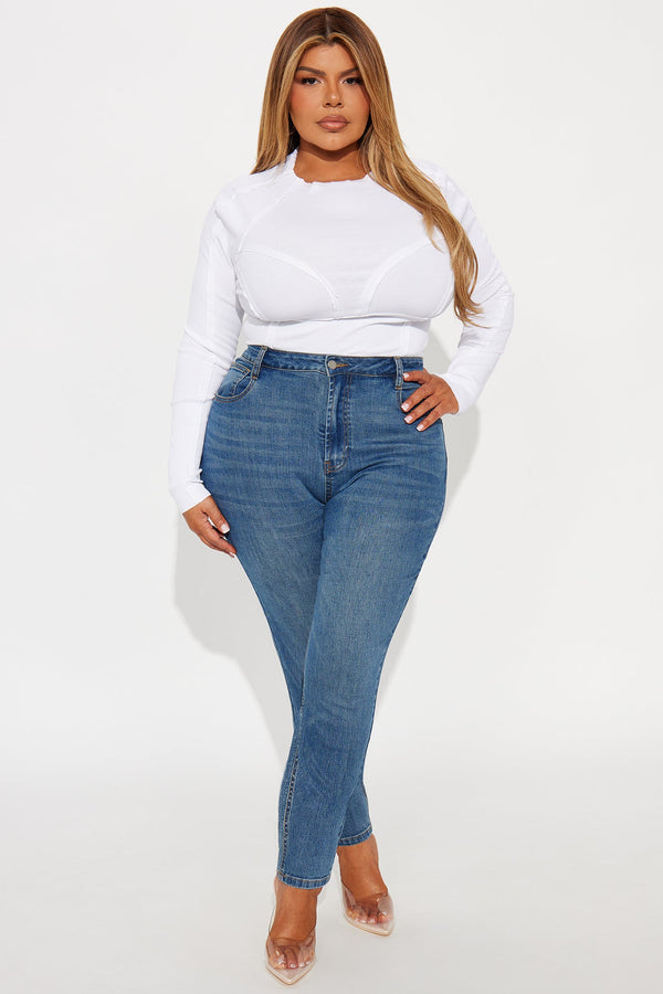 Fav Fit Stretch Skinny Jeans - Dark Wash