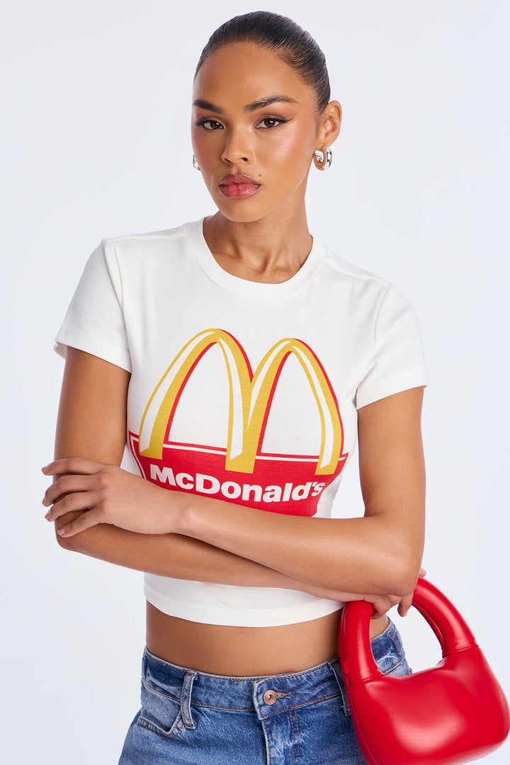 McDonald's Baby Tee - White