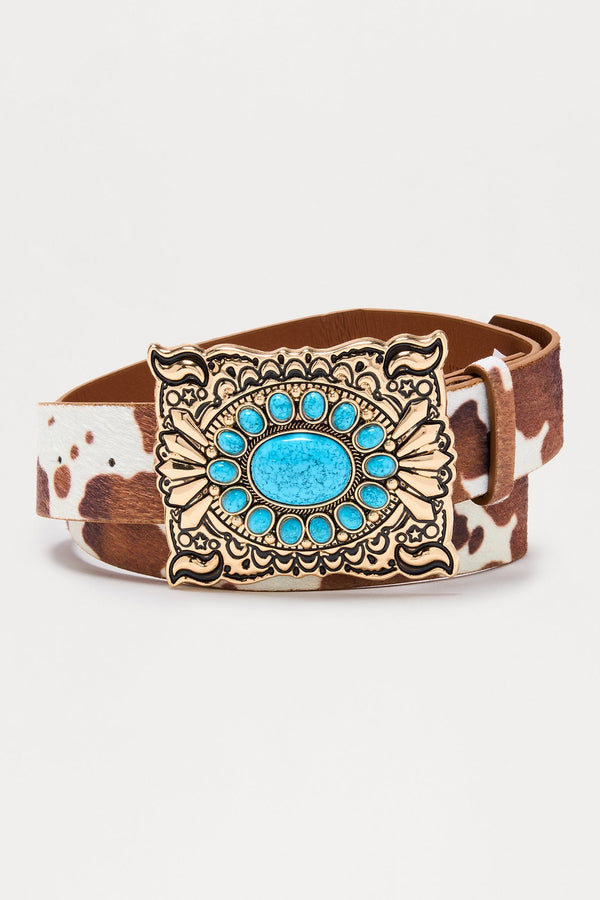 Boho West Belt - Brown/combo