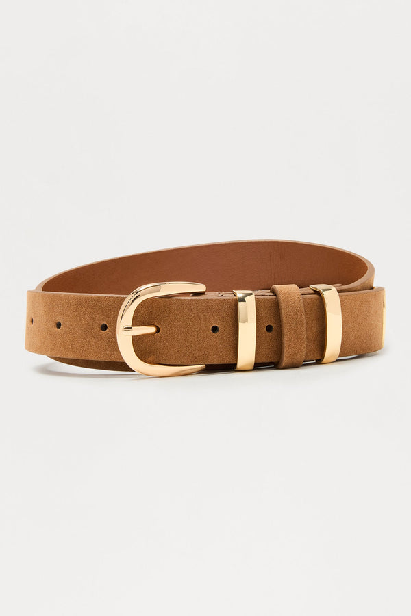 CEO Later Belt - Gold/Brown