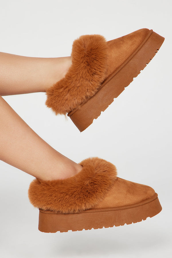 Movie Date Booties - Chestnut