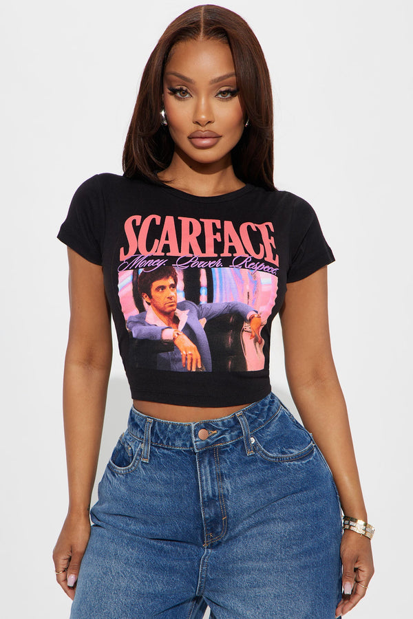 Scarface Baby Tee - Black