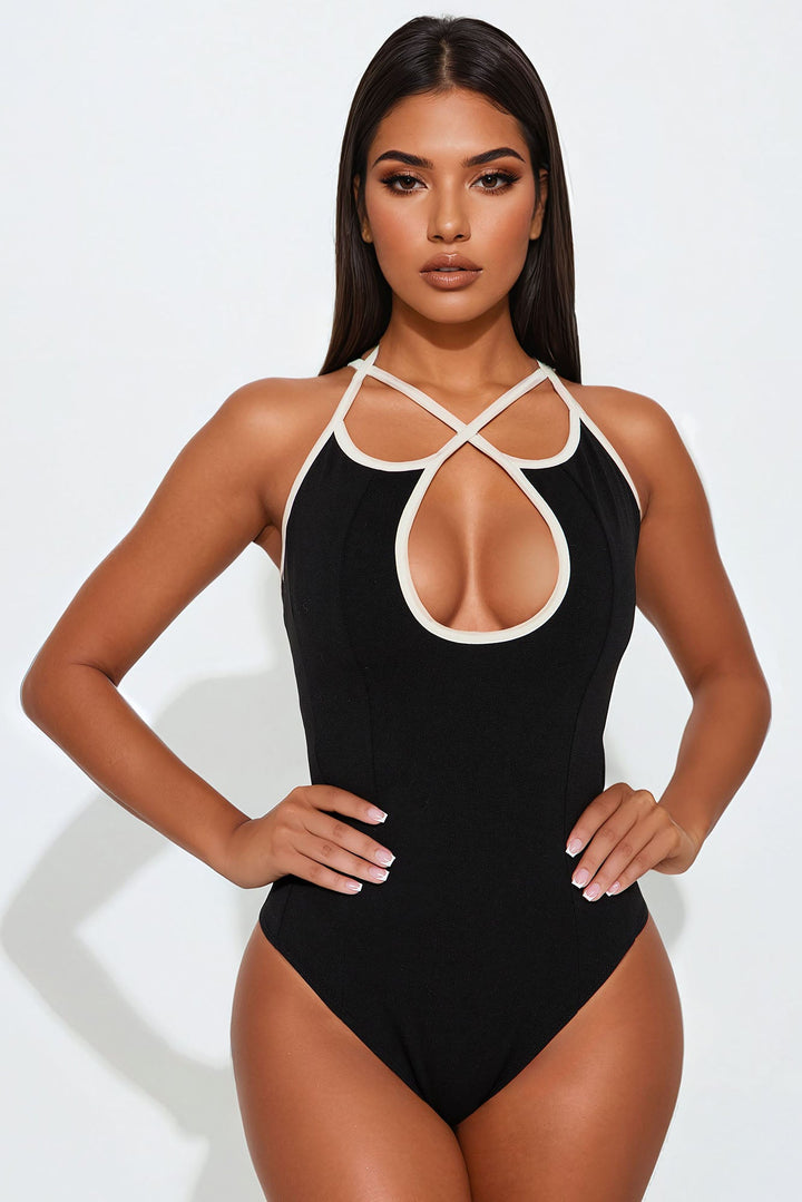 Living For Me Bodysuit - Black/combo