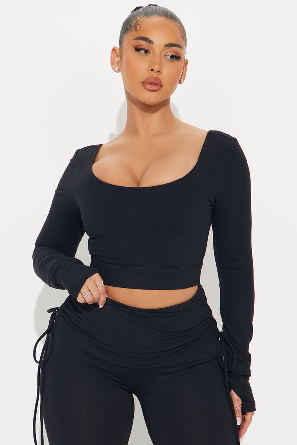 Stabilization Super Soft Active Top - Black