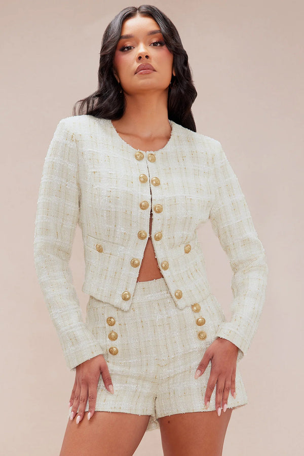 Taylor Tweed Jacket - Natural/Combo