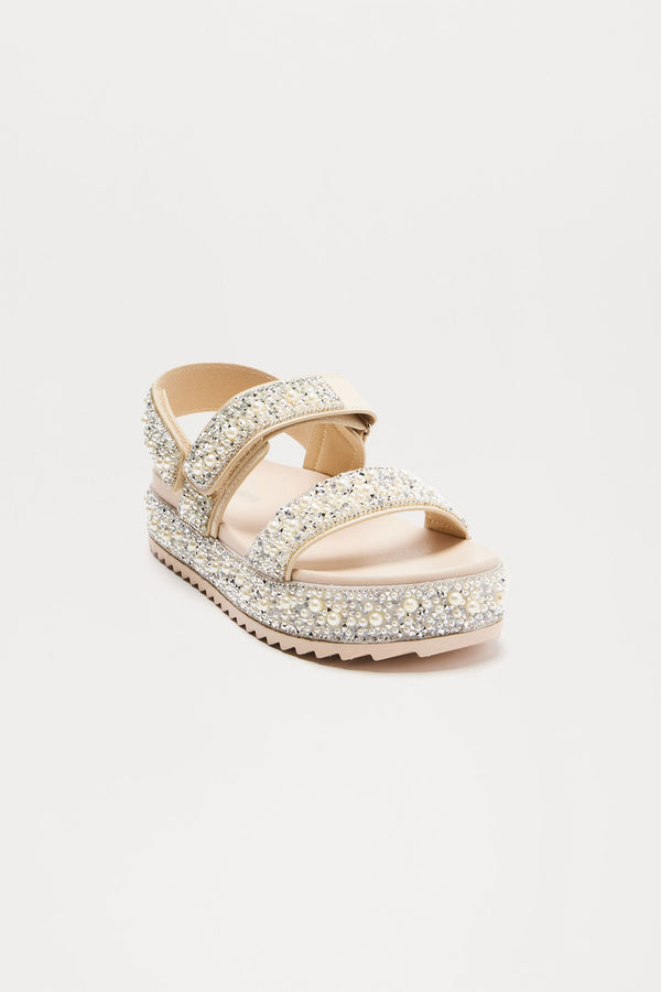 Shanie Pearl Sandals - Ivory