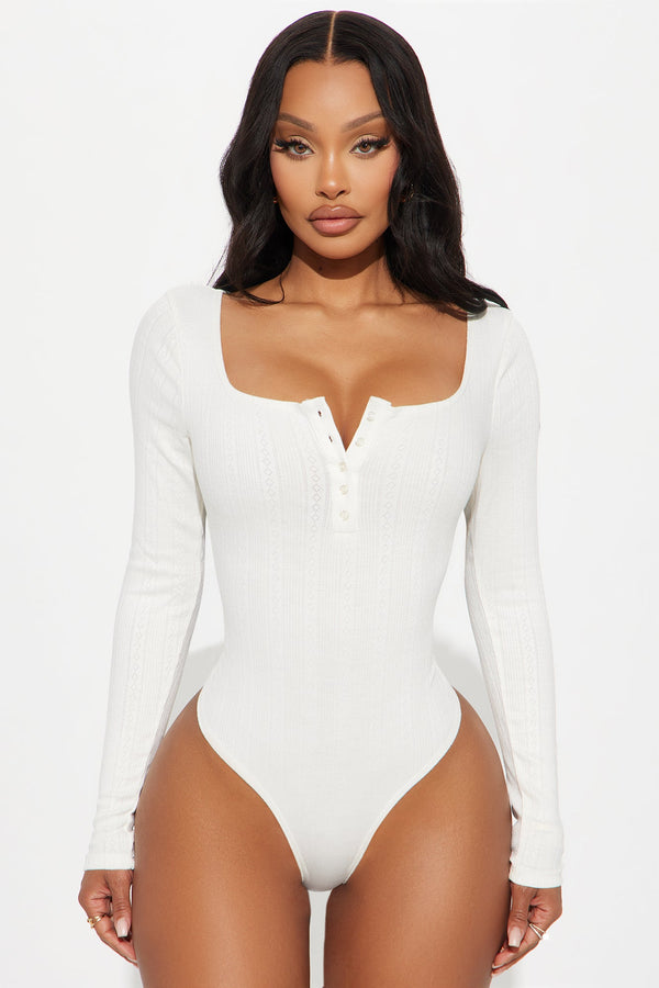 Blair Henley Bodysuit - Cream