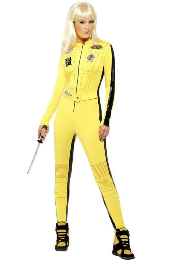 Yellow Black Movie Character Killl Bill Costume