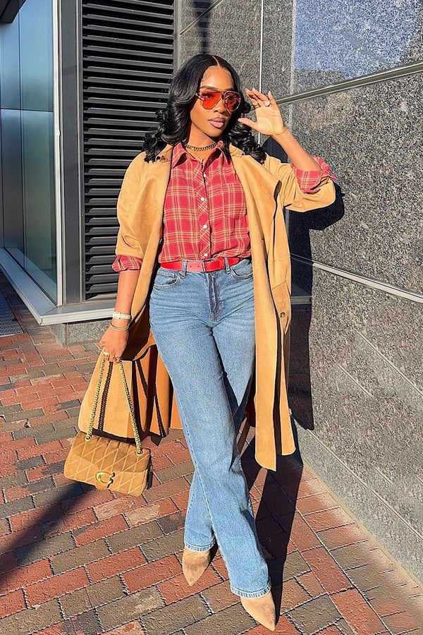 Tall Night Out In Paris Straight Leg Jeans - Medium Blue Wash