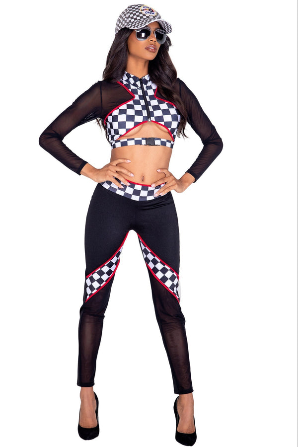 5021 - 2pc Sexy Race Car Driver
