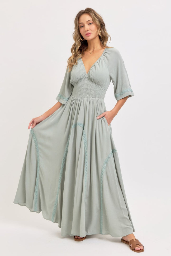 Romantic Flowy Maxi Dress
