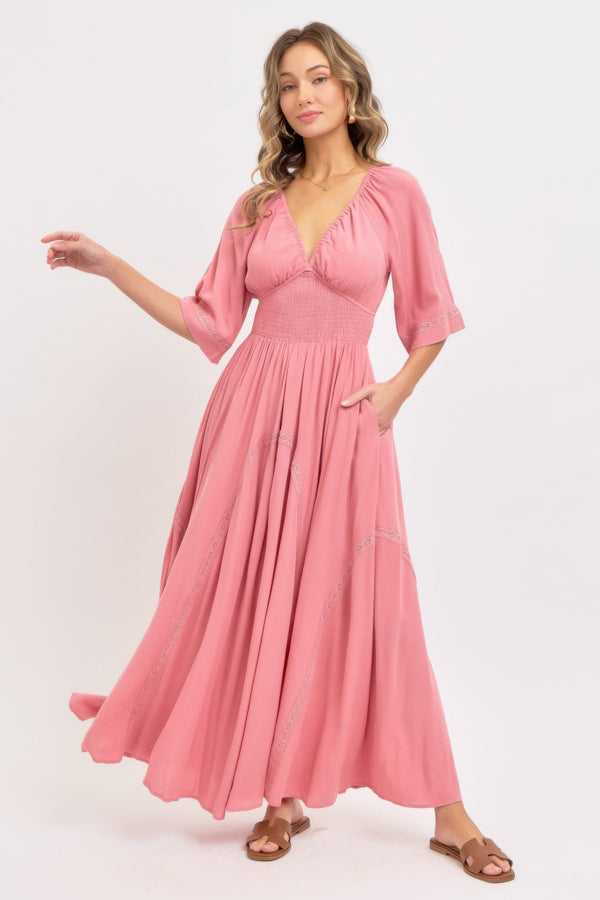 Romantic Flowy Maxi Dress