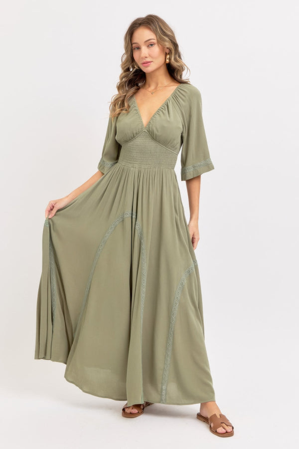 Romantic Flowy Maxi Dress