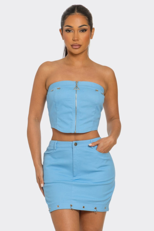 Space Girl Skirt Set