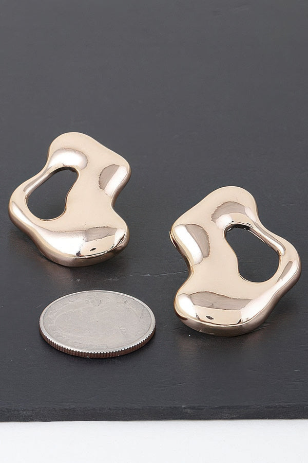 Abstract Modern Puddle Earrings