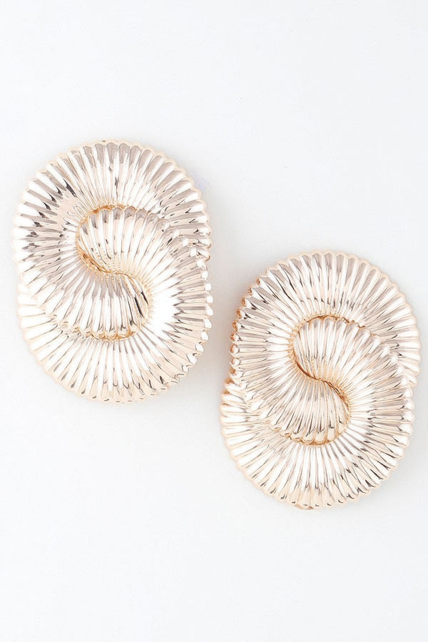 Interweaved Infinity Loop Earrings