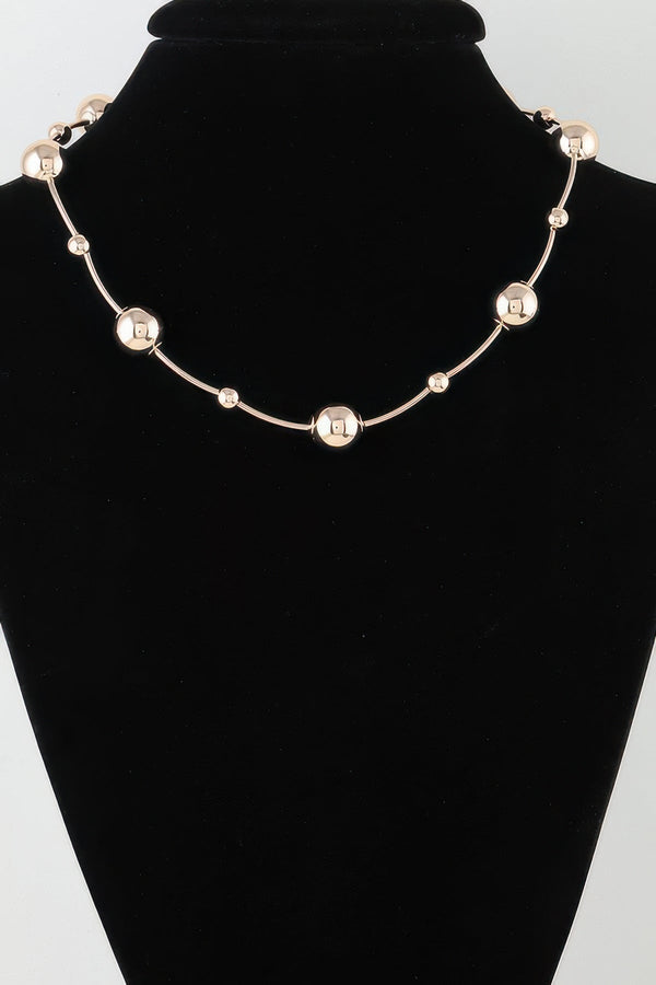 Multi Shiny Orb Necklace