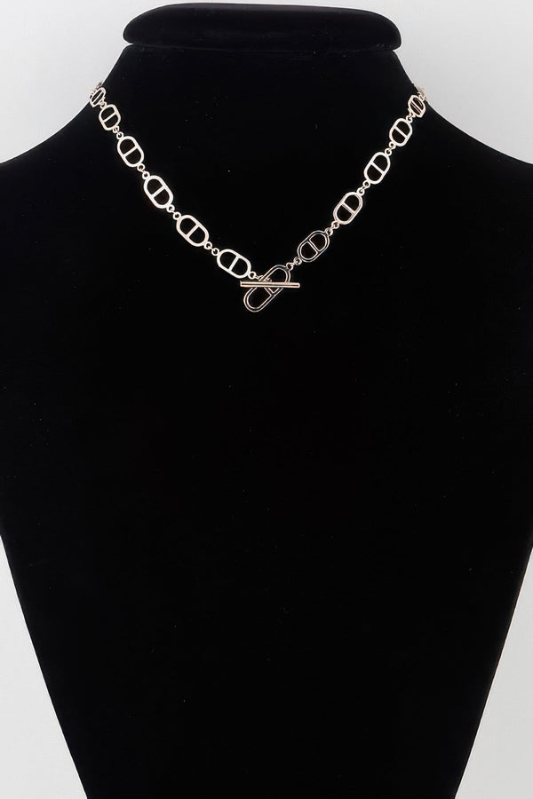 Mariner Chain Toggle Necklace