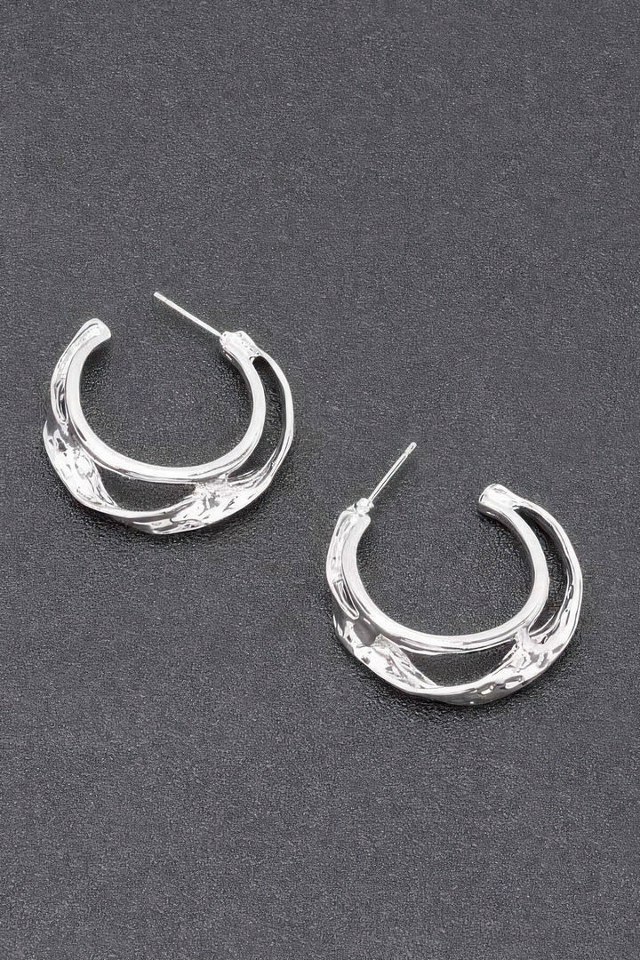 Gold Plated Metal Earring