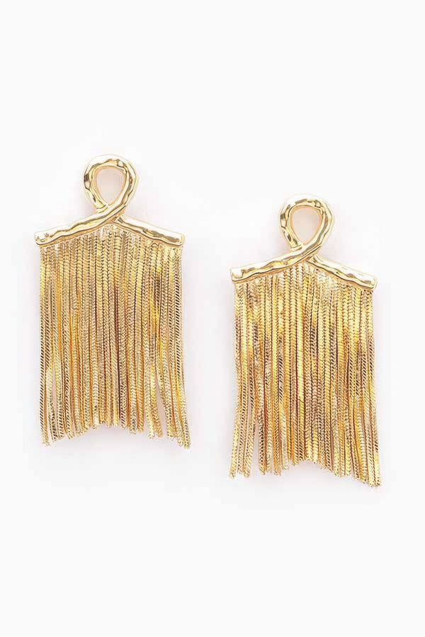 Gold Plated Metal Earring
