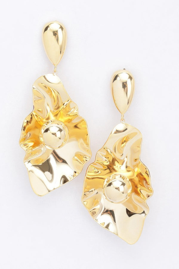 Gold Plated Metal Earring