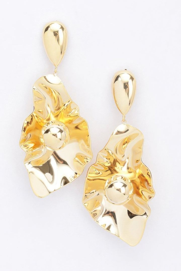 Gold Plated Metal Earring