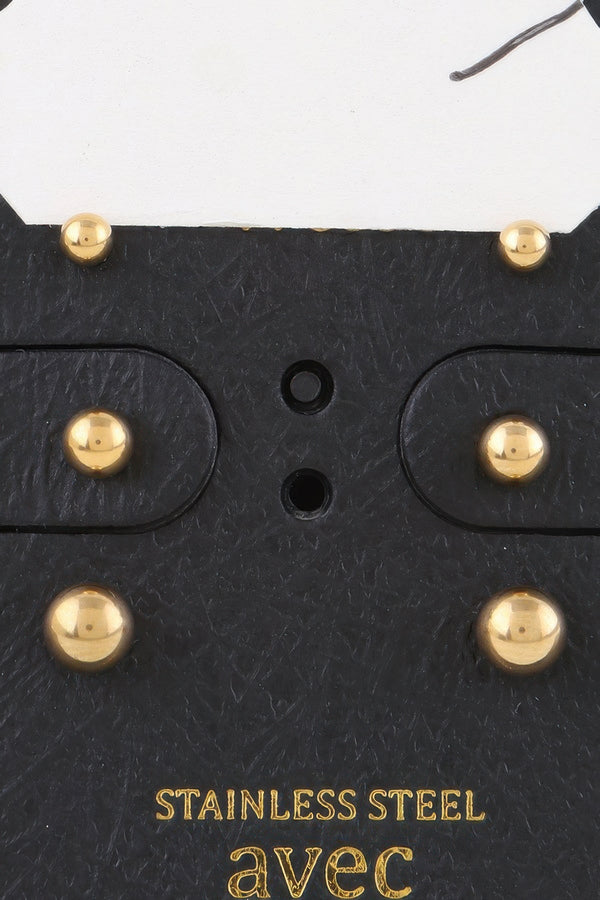 Triple Orb Stud Earrings