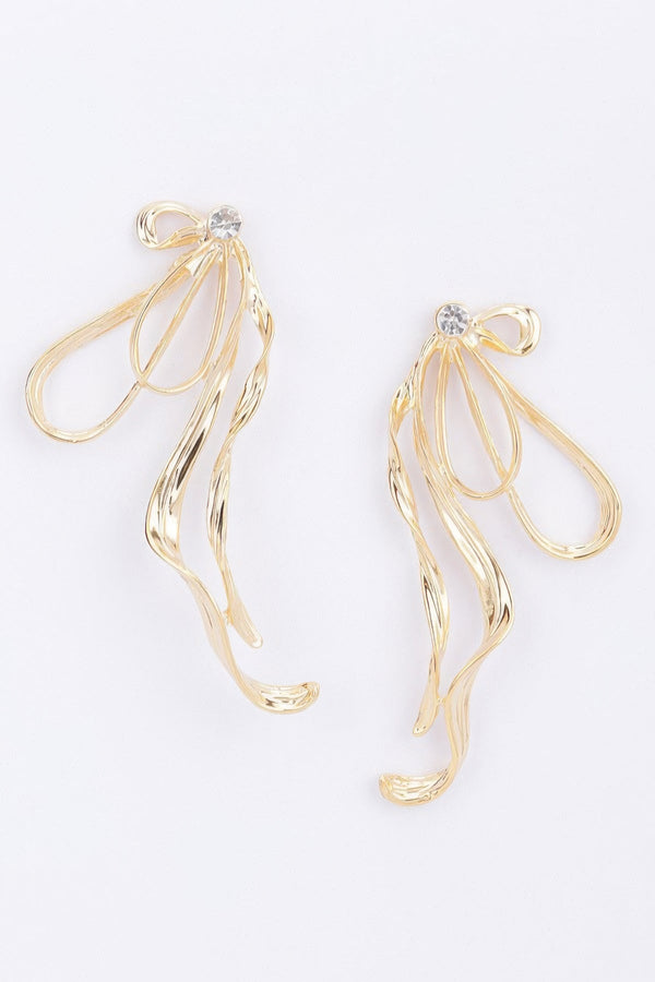 Gold Plated Metal Earring