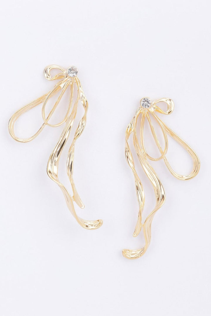 Gold Plated Metal Earring