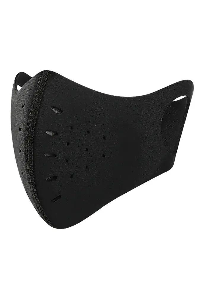 Black 5 Layer Respirator Reusable 1 Piece Face Mask