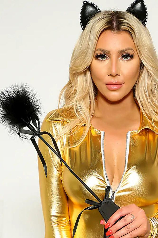 Black Feather One Piece Costume Accessory