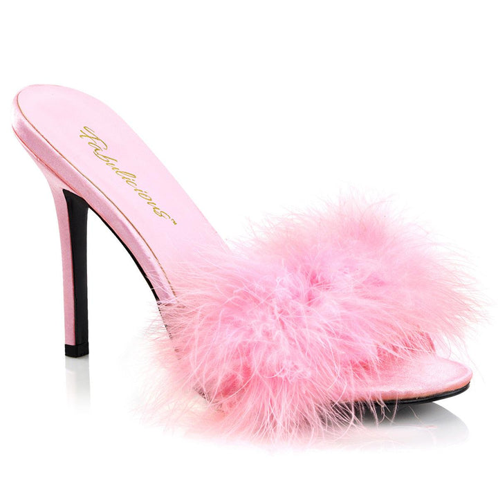 CLASSIQUE-01F Sexy Fur Heels