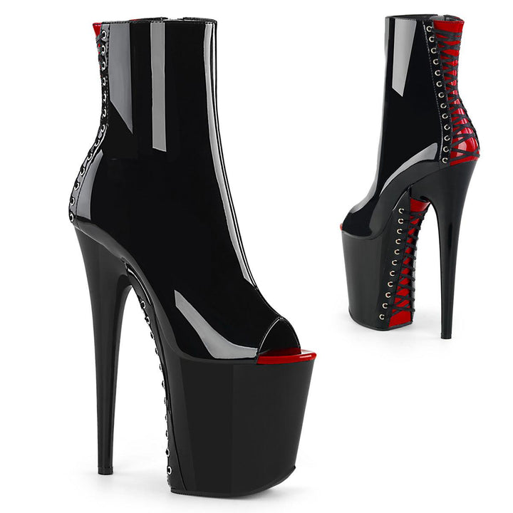 FLAMINGO-1025 Sexy Platform Ankle Booties