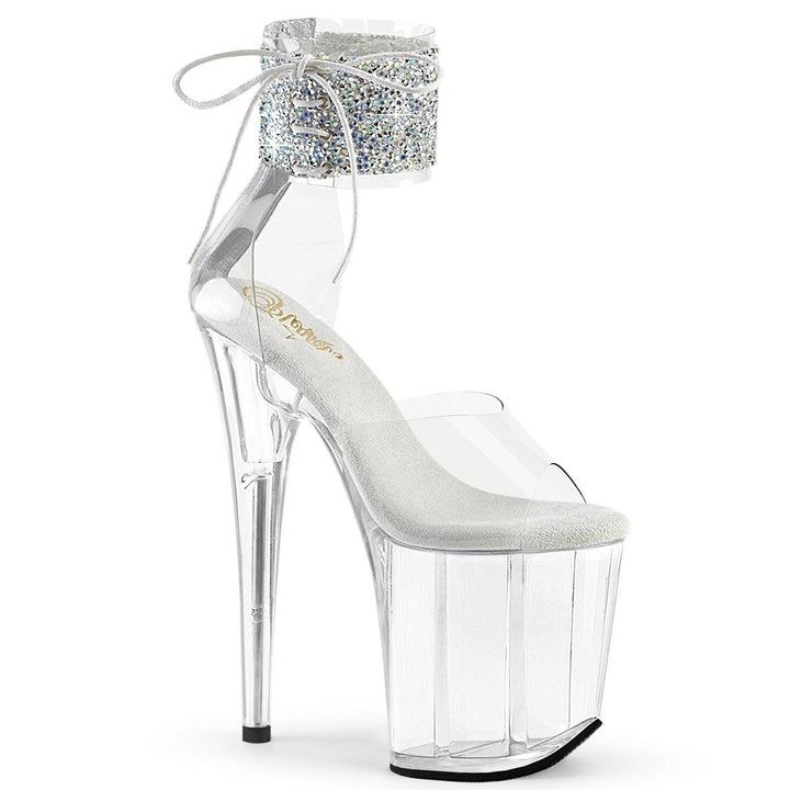 FLAMINGO-824RS-02 Sexy Clear Bottom Platform High Heels
