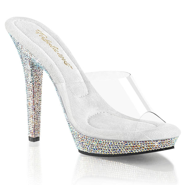 LIP-101DM Sexy Clear Strap Heels