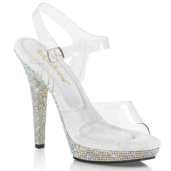 LIP-108DM Sexy Clear Strap Heels