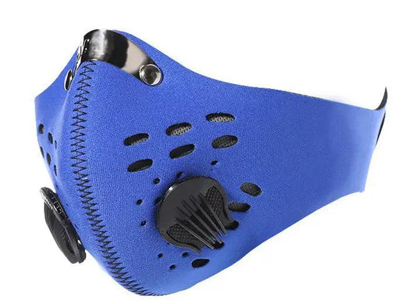 Royal Blue Respirator Protection Filter Reusable Face Mask
