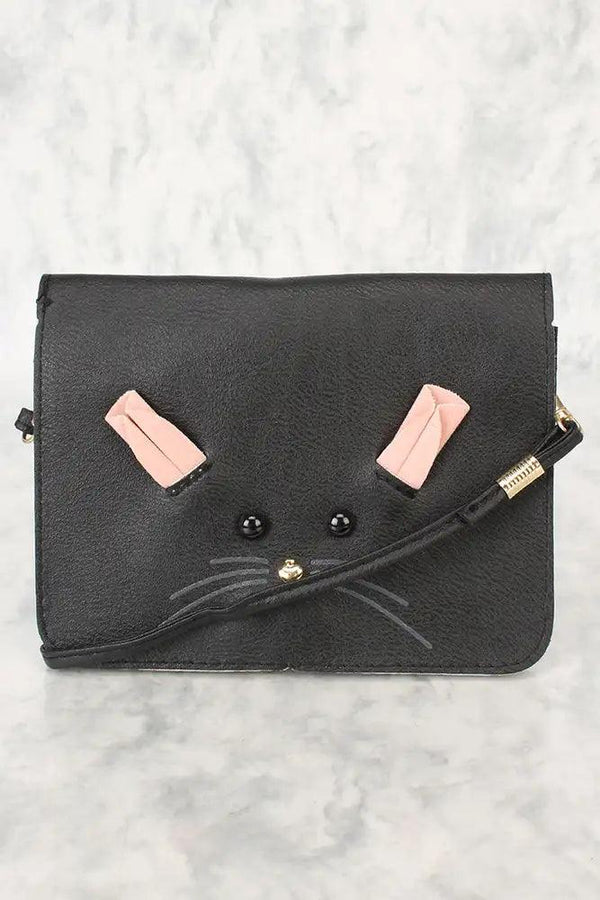 Sexy Black Mouse Small Crossbody Handbag