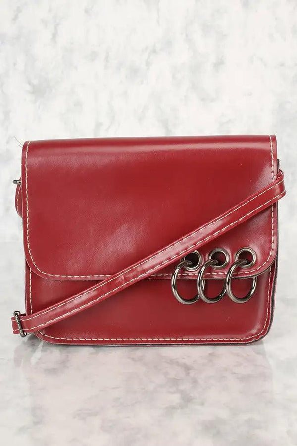 Sexy Wine Sequins Small Shoulder Handbag