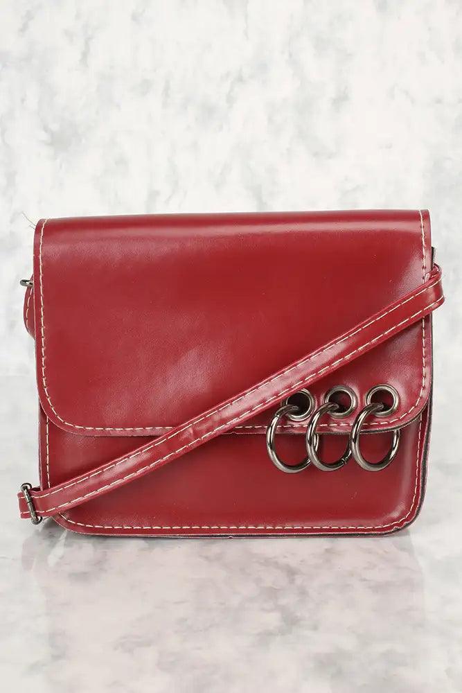 Sexy Wine Sequins Small Shoulder Handbag