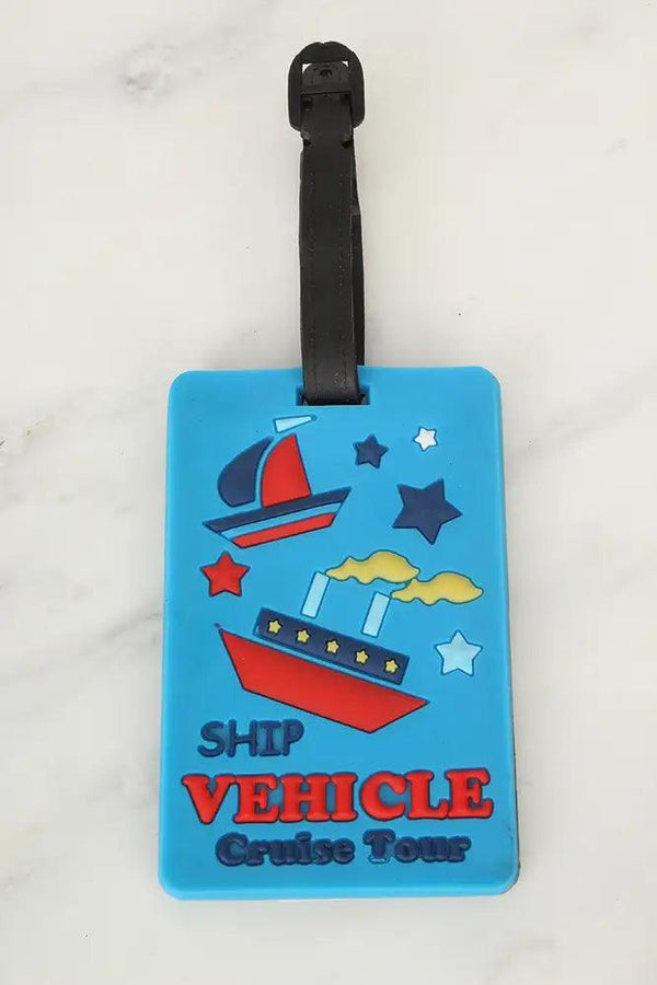SHIP VEHICLE CRUISE TOUR Luggage Badge