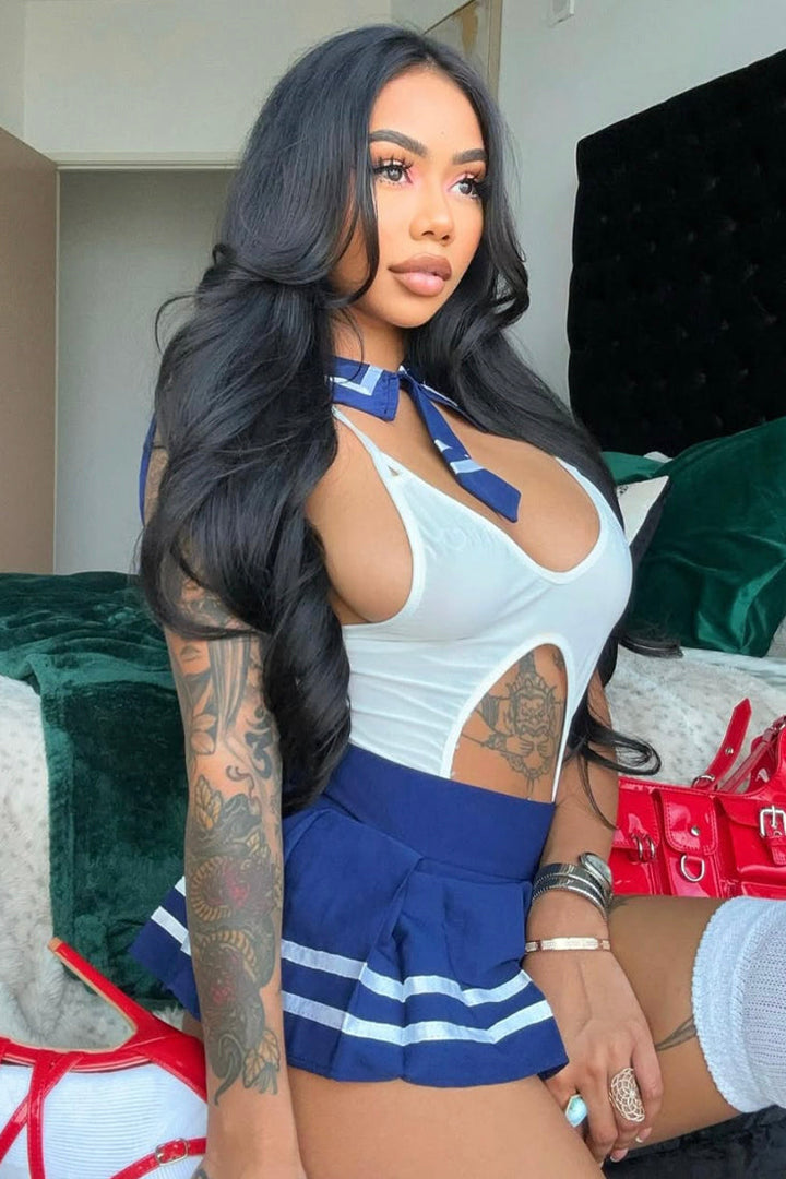 Navy White Sexy Sailor Halloween Costume